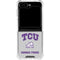 Texas Christian University Horned Frogs Logo Print Galaxy Z Flip5 5G Clear Case