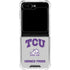 Texas Christian University Horned Frogs Logo Print Galaxy Z Flip5 5G Clear Case