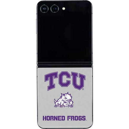 Texas Christian University Horned Frogs Logo Print Galaxy Z Flip5 5G Skin