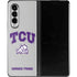 Texas Christian University Horned Frogs Logo Print Galaxy Z Fold3 5G Skin