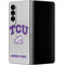 Texas Christian University Horned Frogs Logo Print Galaxy Z Fold4 5G Skin