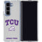 Texas Christian University Horned Frogs Logo Print Galaxy Z Fold5 5G Clear Case