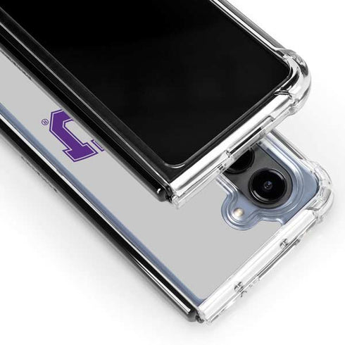 Texas Christian University Horned Frogs Logo Print Galaxy Z Fold5 5G Clear Case
