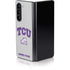 Texas Christian University Horned Frogs Logo Print Galaxy Z Fold5 5G Skin