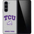 Texas Christian University Horned Frogs Logo Print Galaxy Z Fold5 5G Skin