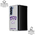 Texas Christian University Horned Frogs Logo Print Galaxy Z Fold6 Clear Case