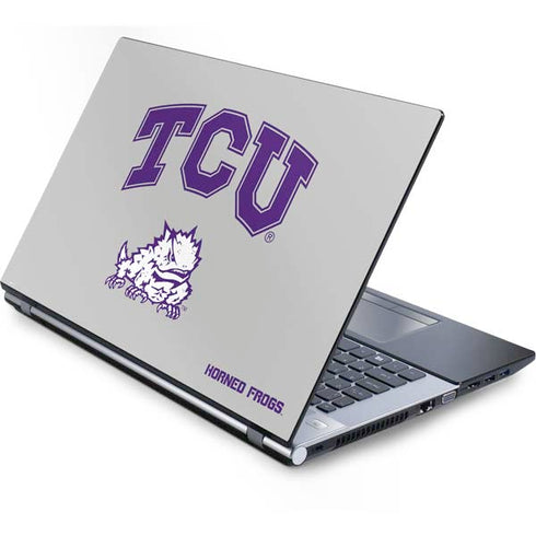Texas Christian University Horned Frogs Logo Print Generic Laptop Skin