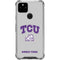 Texas Christian University Horned Frogs Logo Print Google Pixel 4a 5G Clear Case