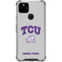 Texas Christian University Horned Frogs Logo Print Google Pixel 4a 5G Clear Case