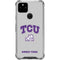 Texas Christian University Horned Frogs Logo Print Google Pixel 5a 5G Clear Case