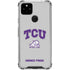 Texas Christian University Horned Frogs Logo Print Google Pixel 5a 5G Clear Case