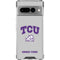 Texas Christian University Horned Frogs Logo Print Google Pixel 7 Pro Clear Case
