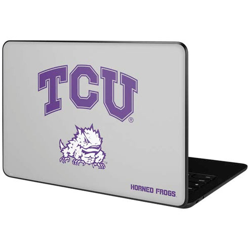 Texas Christian University Horned Frogs Logo Print Google Pixelbook Go Skin