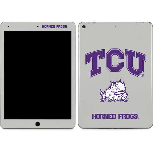 Texas Christian University Horned Frogs Logo Print iPad Skins