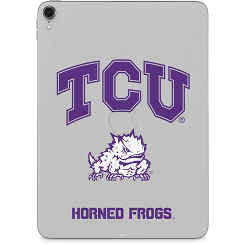 Texas Christian University Horned Frogs Logo Print Apple iPad Pro Skin