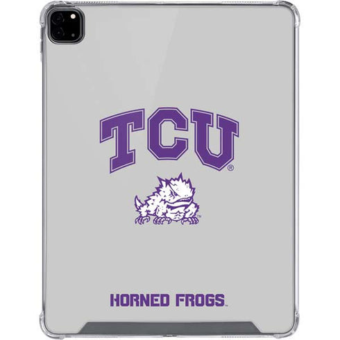 Texas Christian University Horned Frogs Logo Print iPad Pro 12.9in (2020) Clear Case