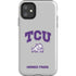 Texas Christian University Horned Frogs Logo Print iPhone 11 Impact Case
