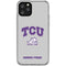 Texas Christian University Horned Frogs Logo Print iPhone 11 Pro Clear Case