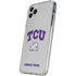 Texas Christian University Horned Frogs Logo Print iPhone 11 Pro Clear Case