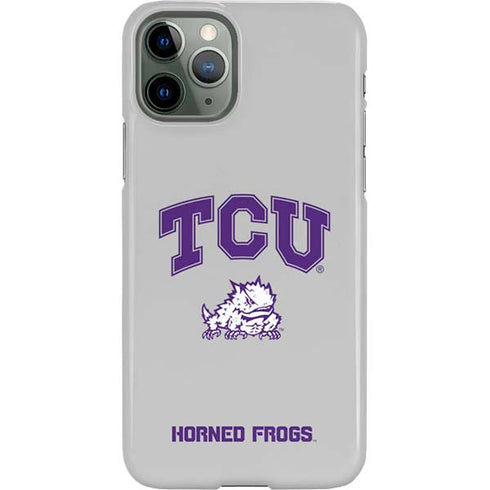 Texas Christian University Horned Frogs Logo Print iPhone 11 Pro Lite Case
