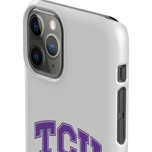 Texas Christian University Horned Frogs Logo Print iPhone 11 Pro Lite Case