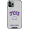 Texas Christian University Horned Frogs Logo Print iPhone 11 Pro Max Clear Case