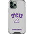 Texas Christian University Horned Frogs Logo Print iPhone 11 Pro Max Clear Case