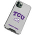 Texas Christian University Horned Frogs Logo Print iPhone 11 Pro Max Clear Case