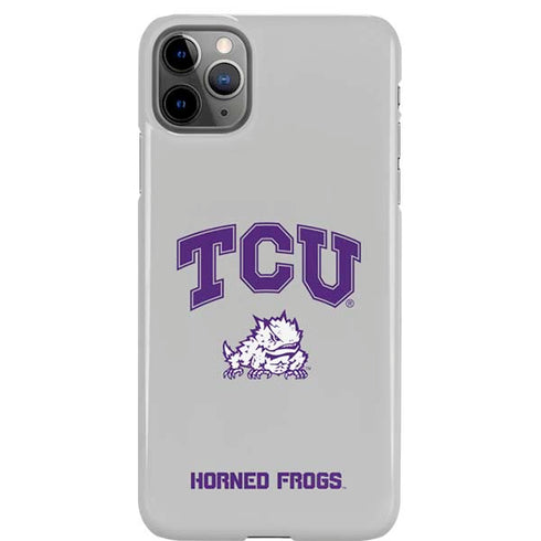 Texas Christian University Horned Frogs Logo Print iPhone Cases
