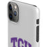 Texas Christian University Horned Frogs Logo Print iPhone 11 Pro Max Lite Case