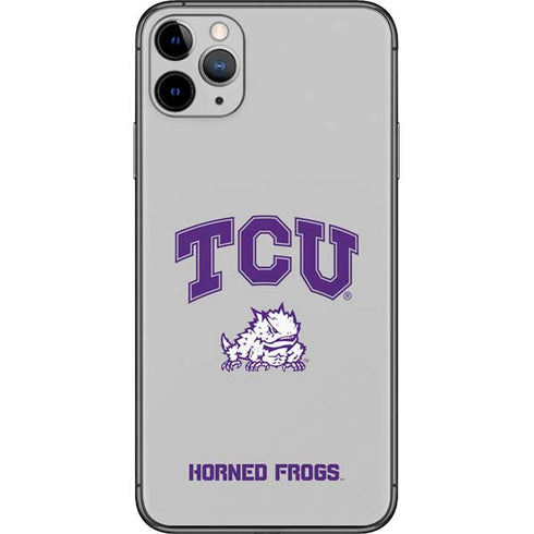 Texas Christian University Horned Frogs Logo Print iPhone 11 Pro Max Skin