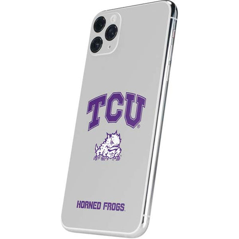 Texas Christian University Horned Frogs Logo Print iPhone 11 Pro Max Skin