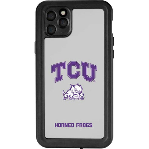 Texas Christian University Horned Frogs Logo Print iPhone 11 Pro Max Waterproof Case