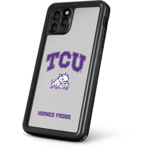 Texas Christian University Horned Frogs Logo Print iPhone 11 Pro Max Waterproof Case
