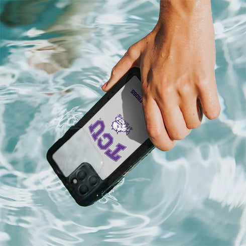 Texas Christian University Horned Frogs Logo Print iPhone 11 Pro Max Waterproof Case