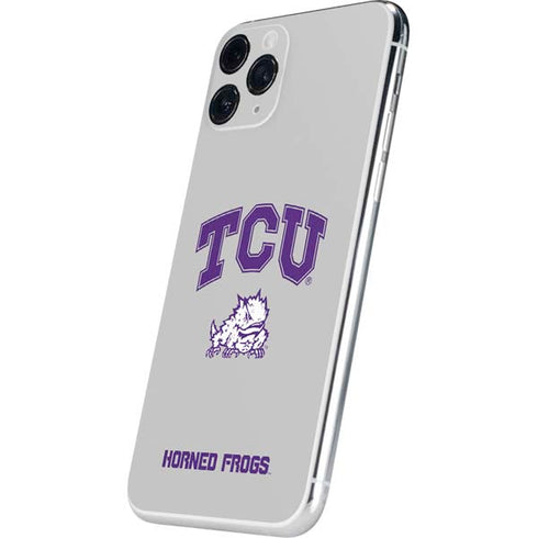 Texas Christian University Horned Frogs Logo Print iPhone 11 Pro Skin