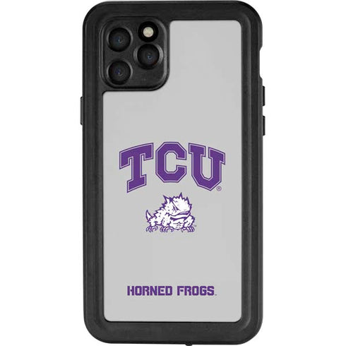 Texas Christian University Horned Frogs Logo Print iPhone 11 Pro Waterproof Case