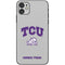 Texas Christian University Horned Frogs Logo Print iPhone 11 Skin