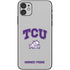 Texas Christian University Horned Frogs Logo Print iPhone 11 Skin
