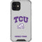 Texas Christian University Horned Frogs Logo Print iPhone 12 Clear Case