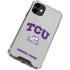 Texas Christian University Horned Frogs Logo Print iPhone 12 Clear Case