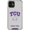 Texas Christian University Horned Frogs Logo Print iPhone 12 Mini Clear Case