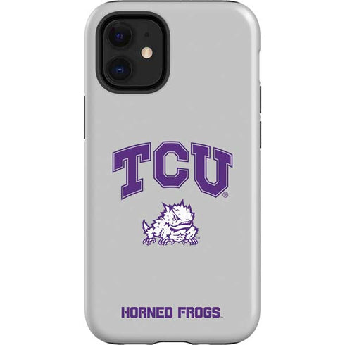 Texas Christian University Horned Frogs Logo Print iPhone 12 Mini Impact Case
