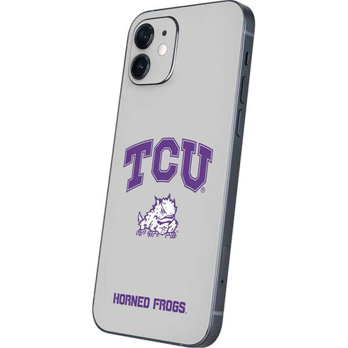 Texas Christian University Horned Frogs Logo Print iPhone 12 Mini Skin