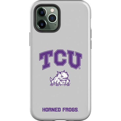 Texas Christian University Horned Frogs Logo Print iPhone 12 Pro Impact Case