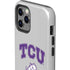 Texas Christian University Horned Frogs Logo Print iPhone 12 Pro Impact Case