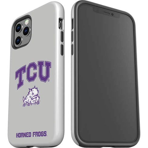 Texas Christian University Horned Frogs Logo Print iPhone 12 Pro Impact Case