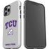 Texas Christian University Horned Frogs Logo Print iPhone 12 Pro Impact Case