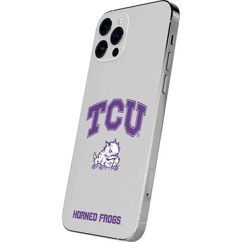 Texas Christian University Horned Frogs Logo Print iPhone 12 Pro Max Skin