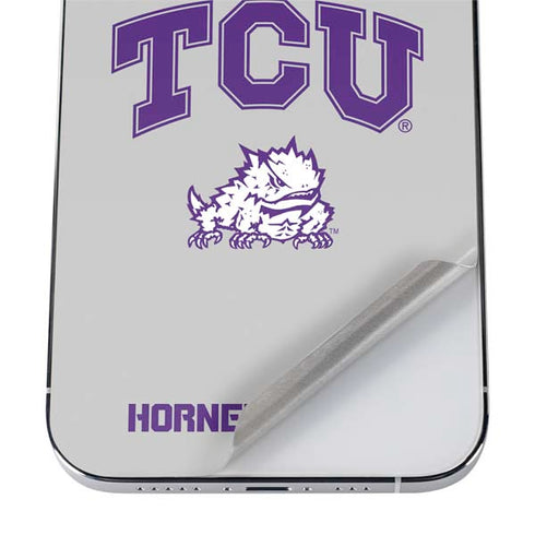 Texas Christian University Horned Frogs Logo Print iPhone 12 Pro Max Skin